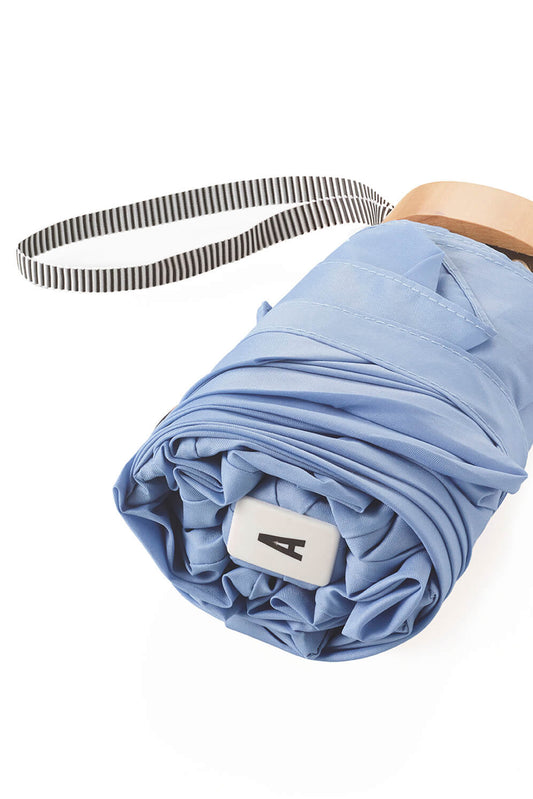 Anatole folding micro-umbrella - Astrid sky blue