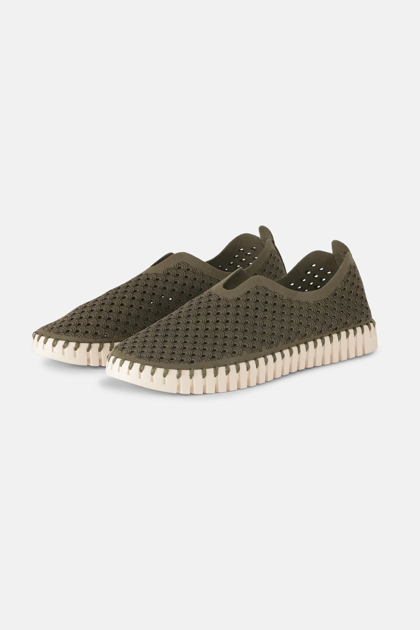 Ilse Jacobsen Tulip shoes in Deep Olive.