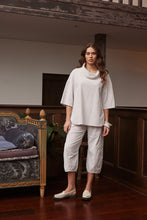 Load image into Gallery viewer, Valia superfine corduroy cotton Sydney pant in white sugar.