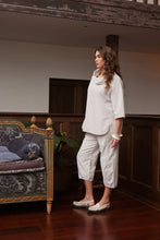 Load image into Gallery viewer, Valia superfine corduroy cotton Sydney pant in white sugar.