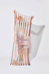 Ma Poesie Arythmique cotton and silk scarf in blush.