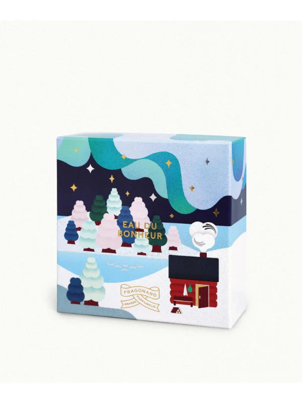 Fragonard Eau du Bonheur limited edition eau de parfum and body lotion set.