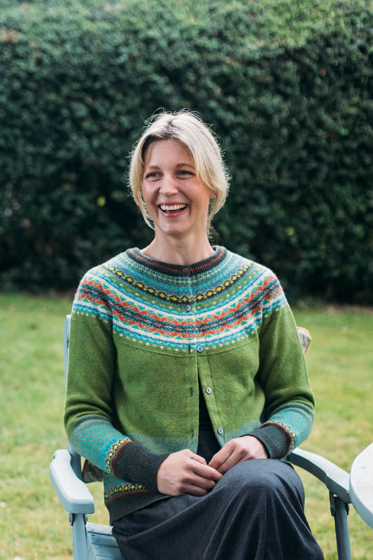 Eribé Alpine cardigan - Moss