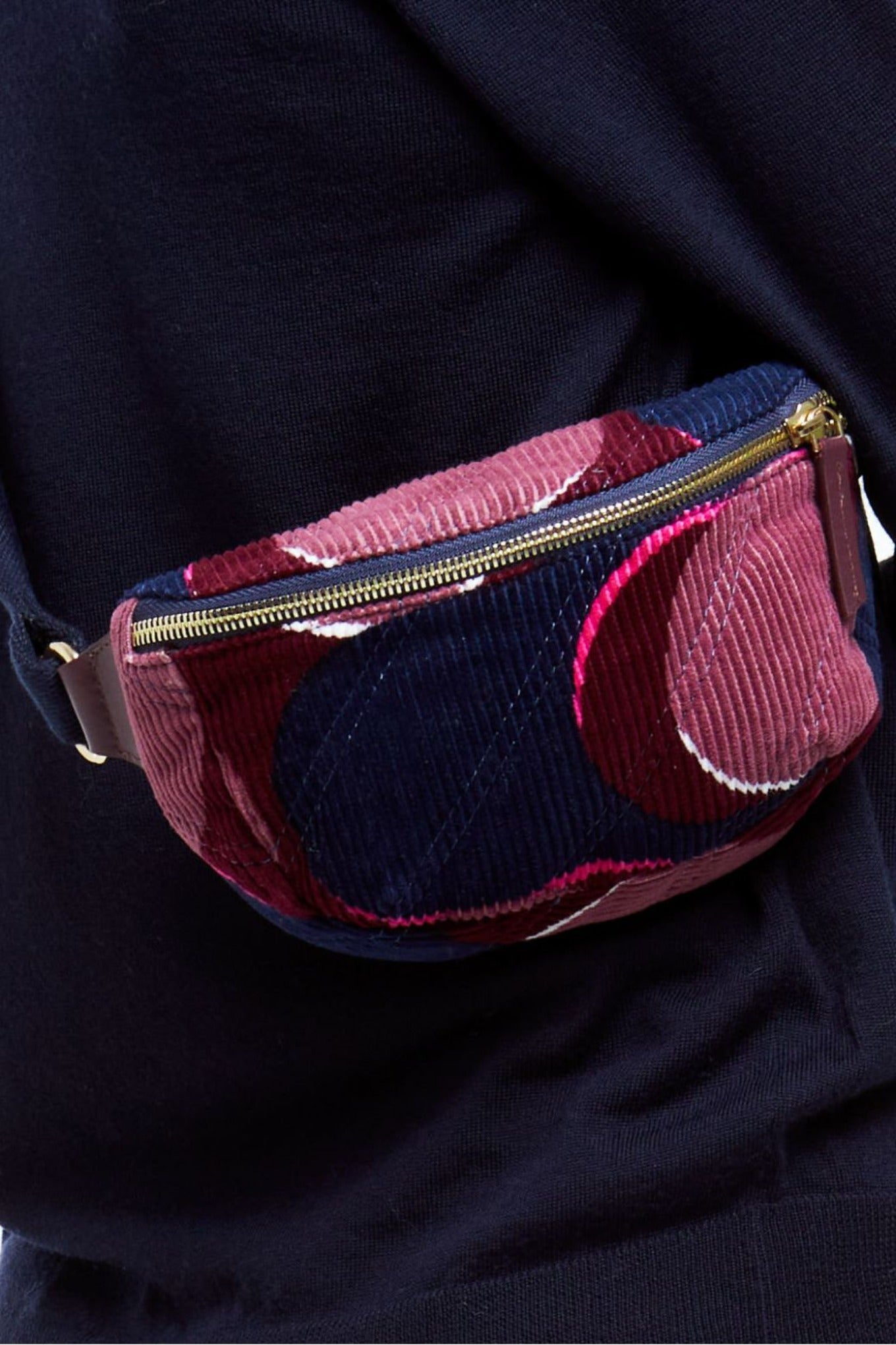 Ma Poésie Chiara nymphe bum bag - rosewood