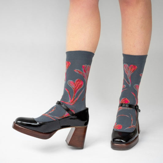 Bonne Maison socks - Crocus steel
