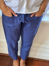 Load image into Gallery viewer, Frockk Jessie linen pants - blue dusk