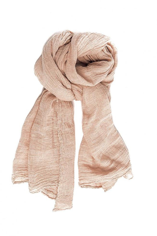 Couleur Chanvre rose boheme pale pink hemp stole.