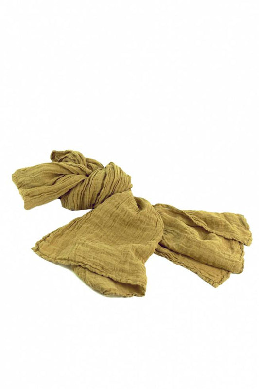 Couleur Chanvre tilleul lime hemp scarf.