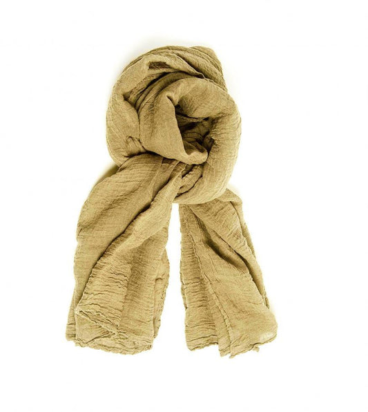 Couleur Chanvre tilleul lime hemp stole.