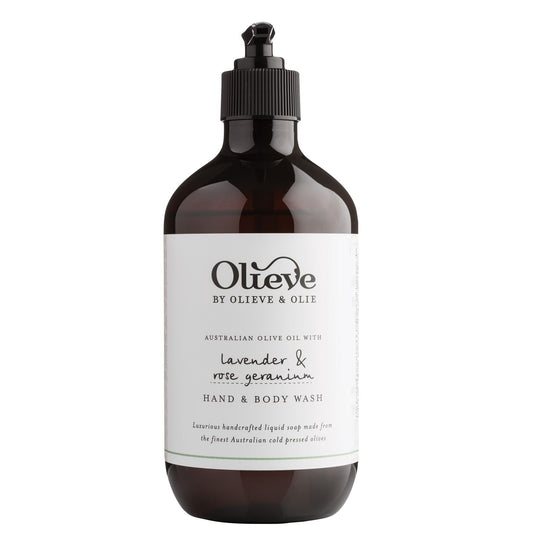 Olieve & Olie - lavender and rose geranium hand and body wash