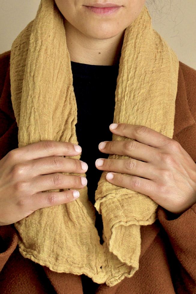 Couleur Chanvre carre - Cumin