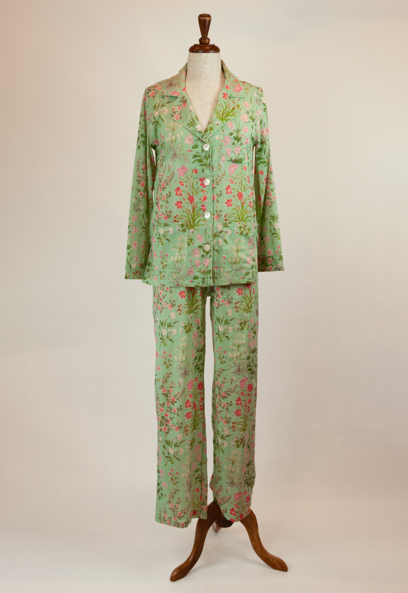 Pyjamas - mint green