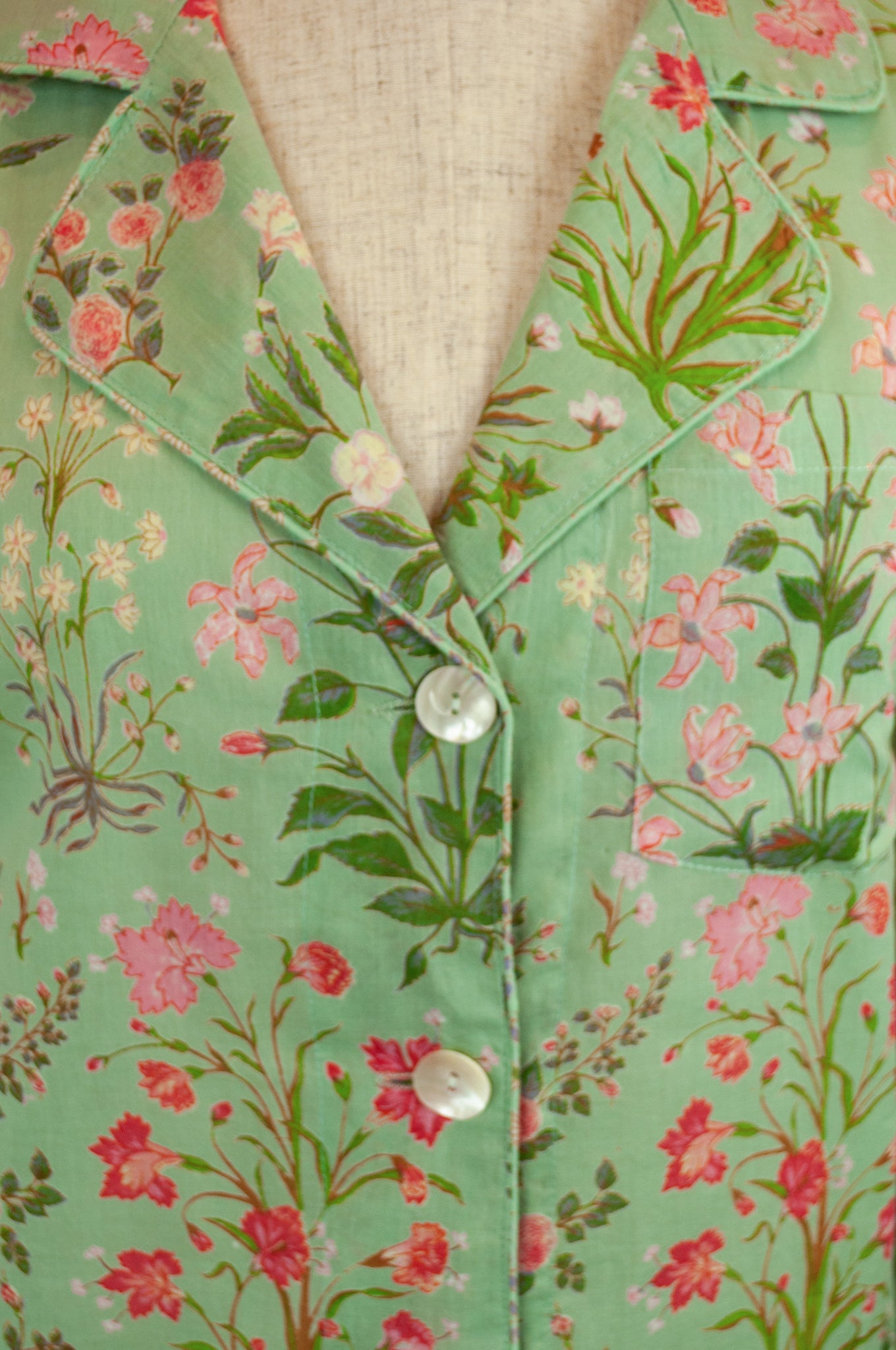 Pyjamas - mint green