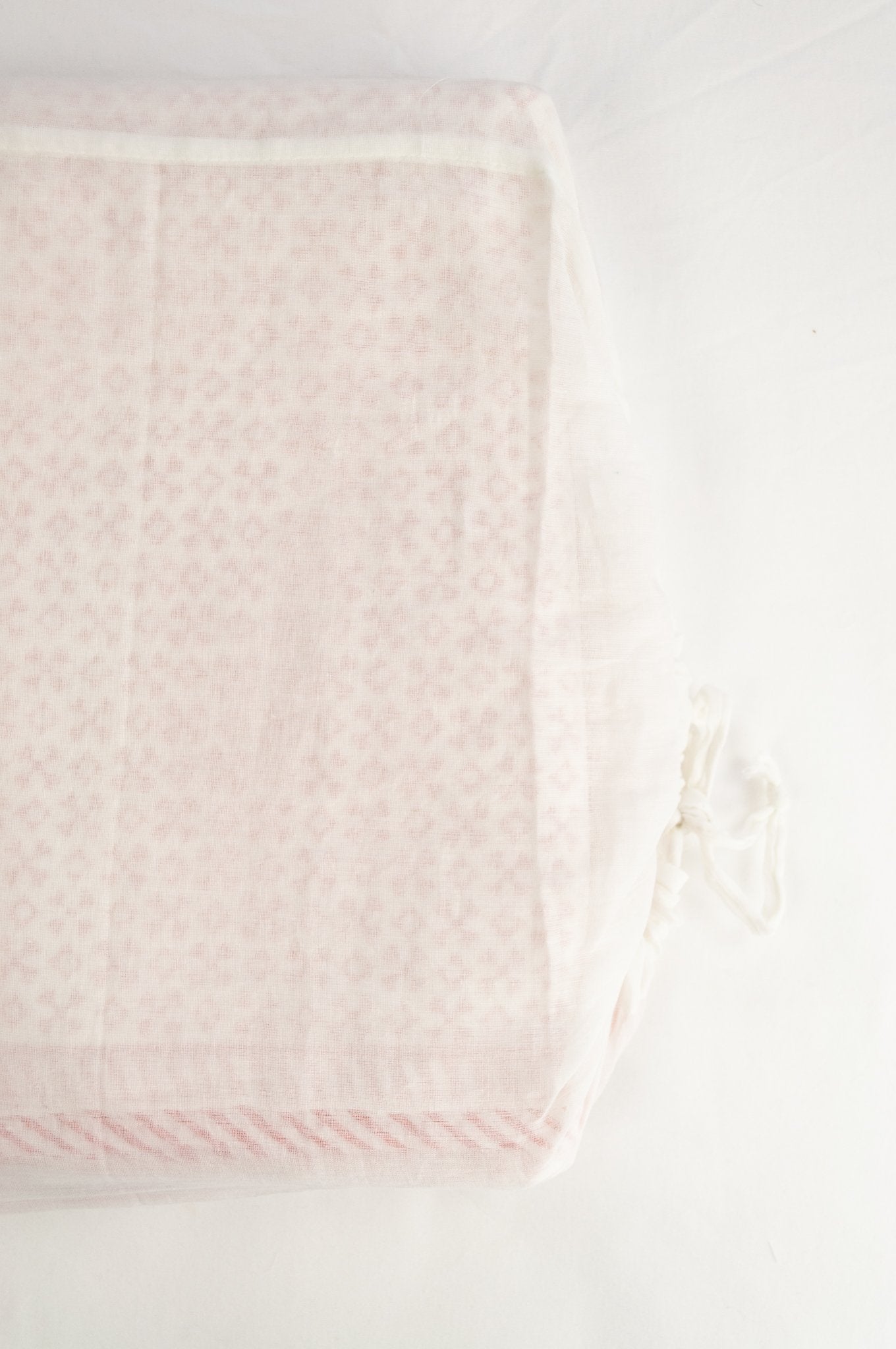 Crimson red and white geometric jumping jack block print blockprint dohar lightweight muslin bedcover.