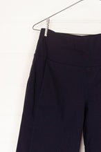 Load image into Gallery viewer, Valia made in Australia stretch cotton Penny pant in ink deep navy.