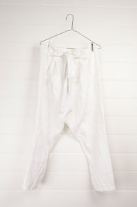 Frockk Ruby linen pants - white