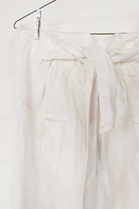 Frockk Ruby linen pants - white