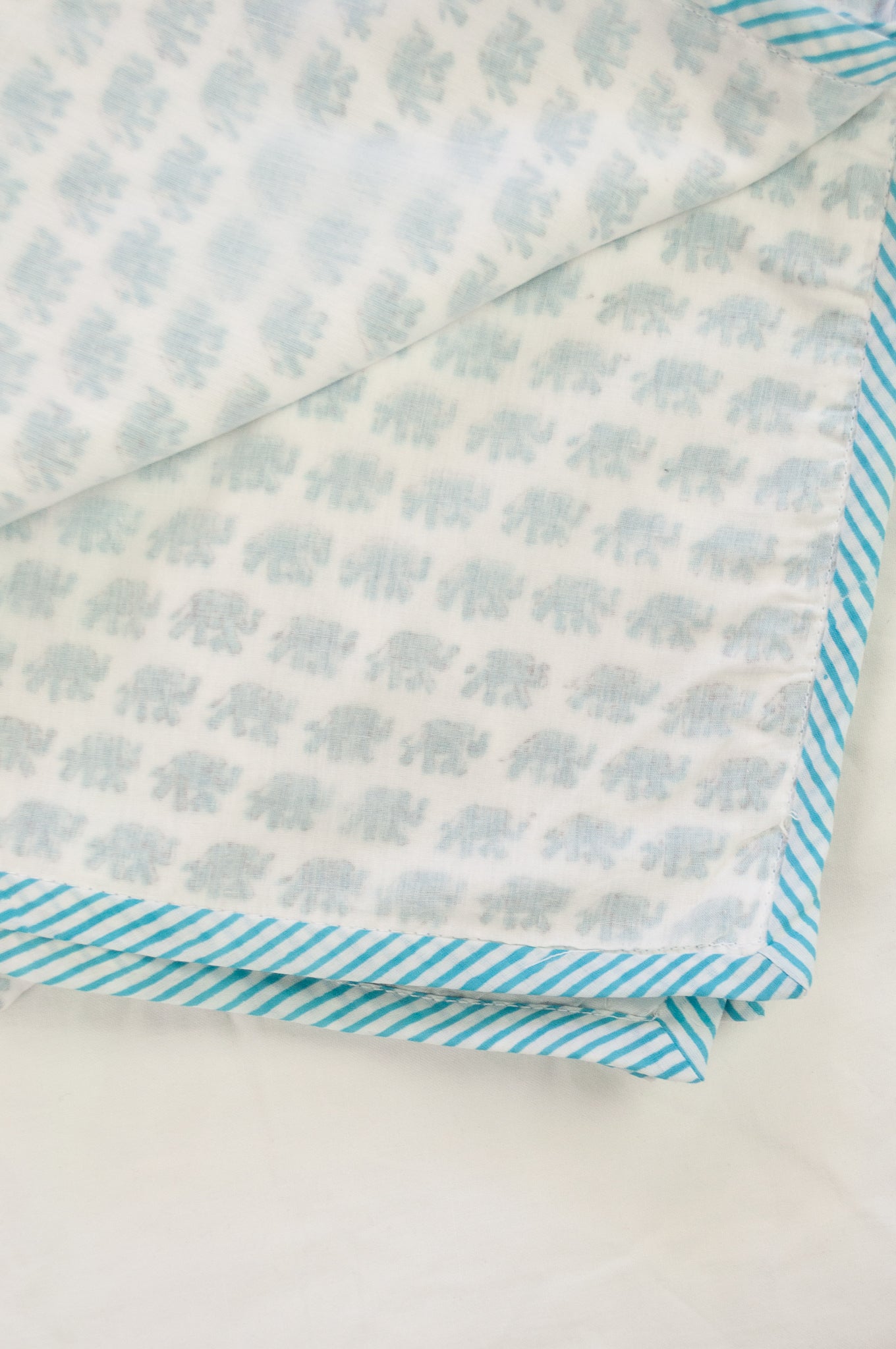Baby Dohar - Nelly aqua blue (bassinet size)