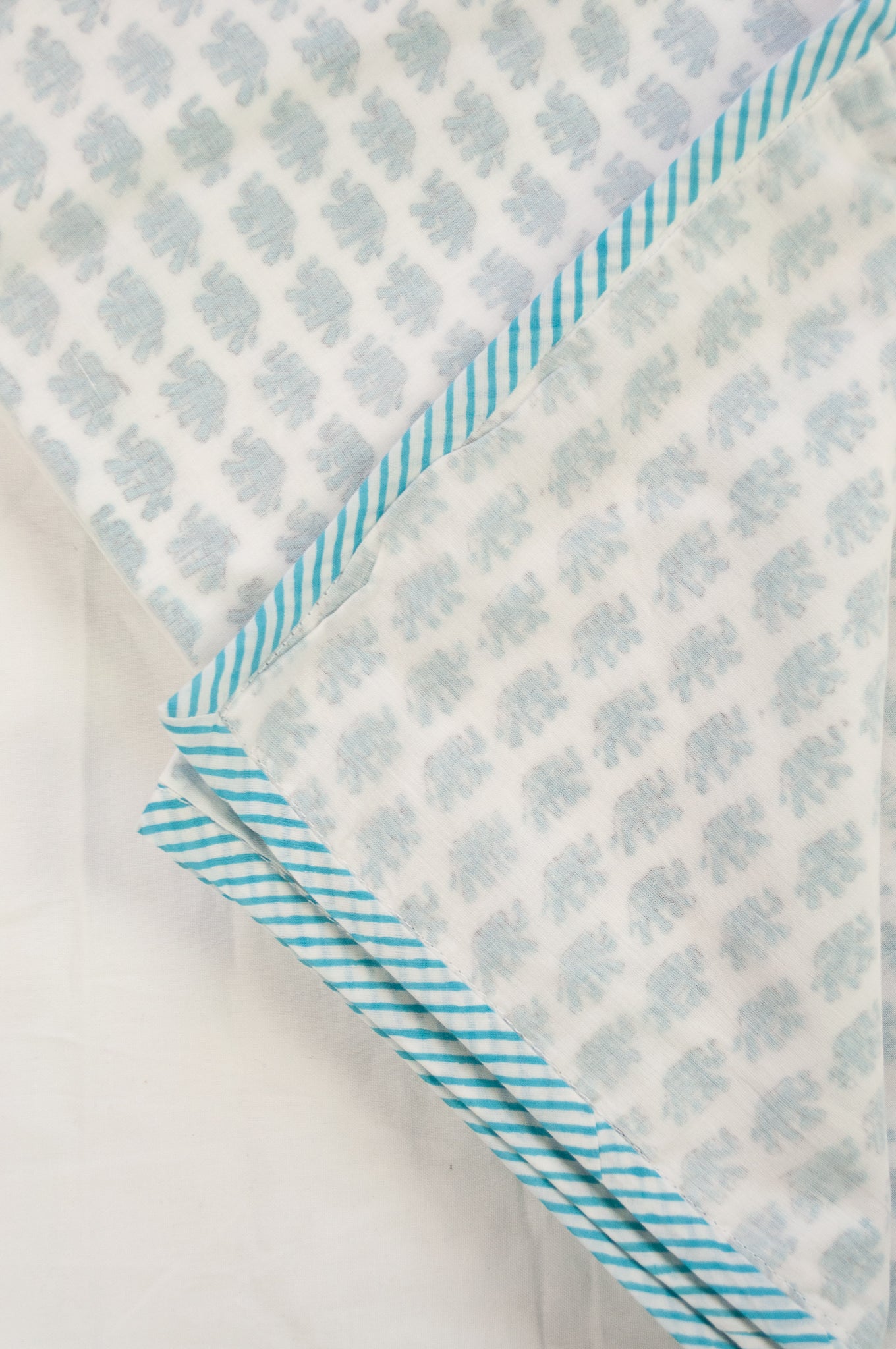 Baby Dohar - Nelly aqua blue (bassinet size)