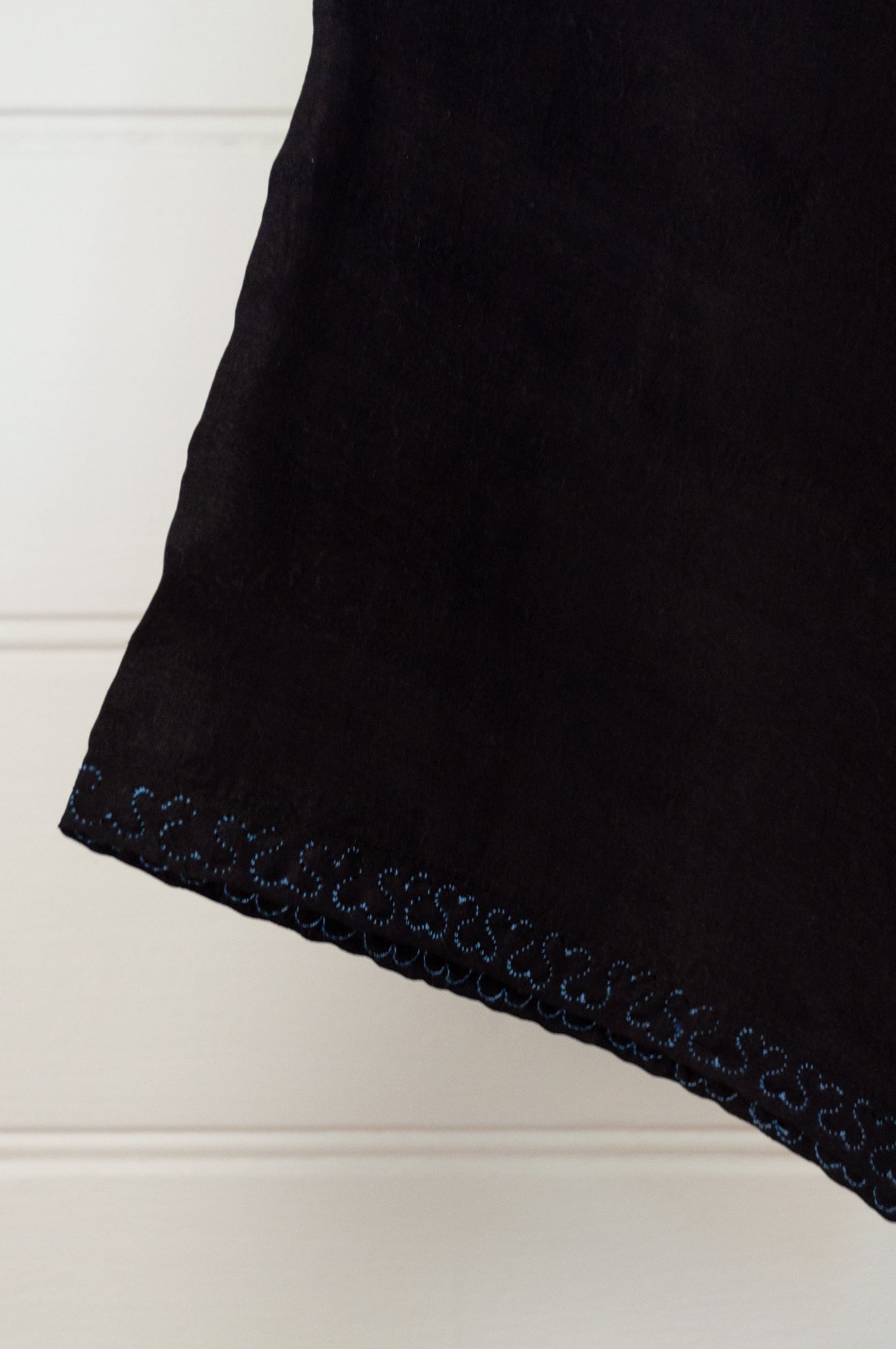 Maku Textiles indigo silk pyjama pants.
