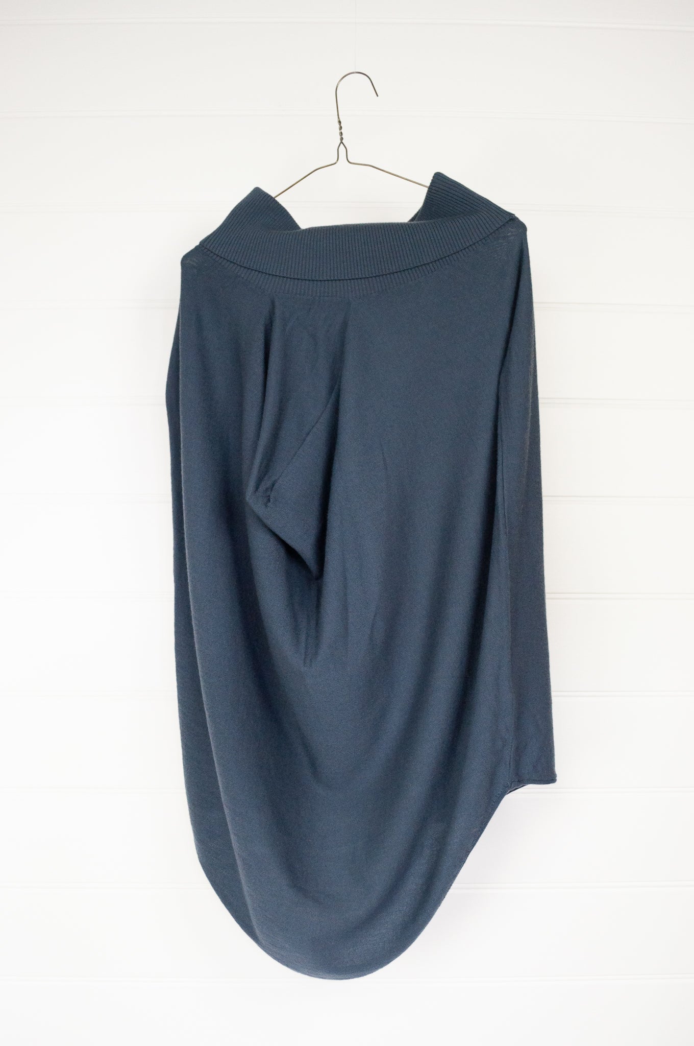 Banana Blue merino skirt - steel