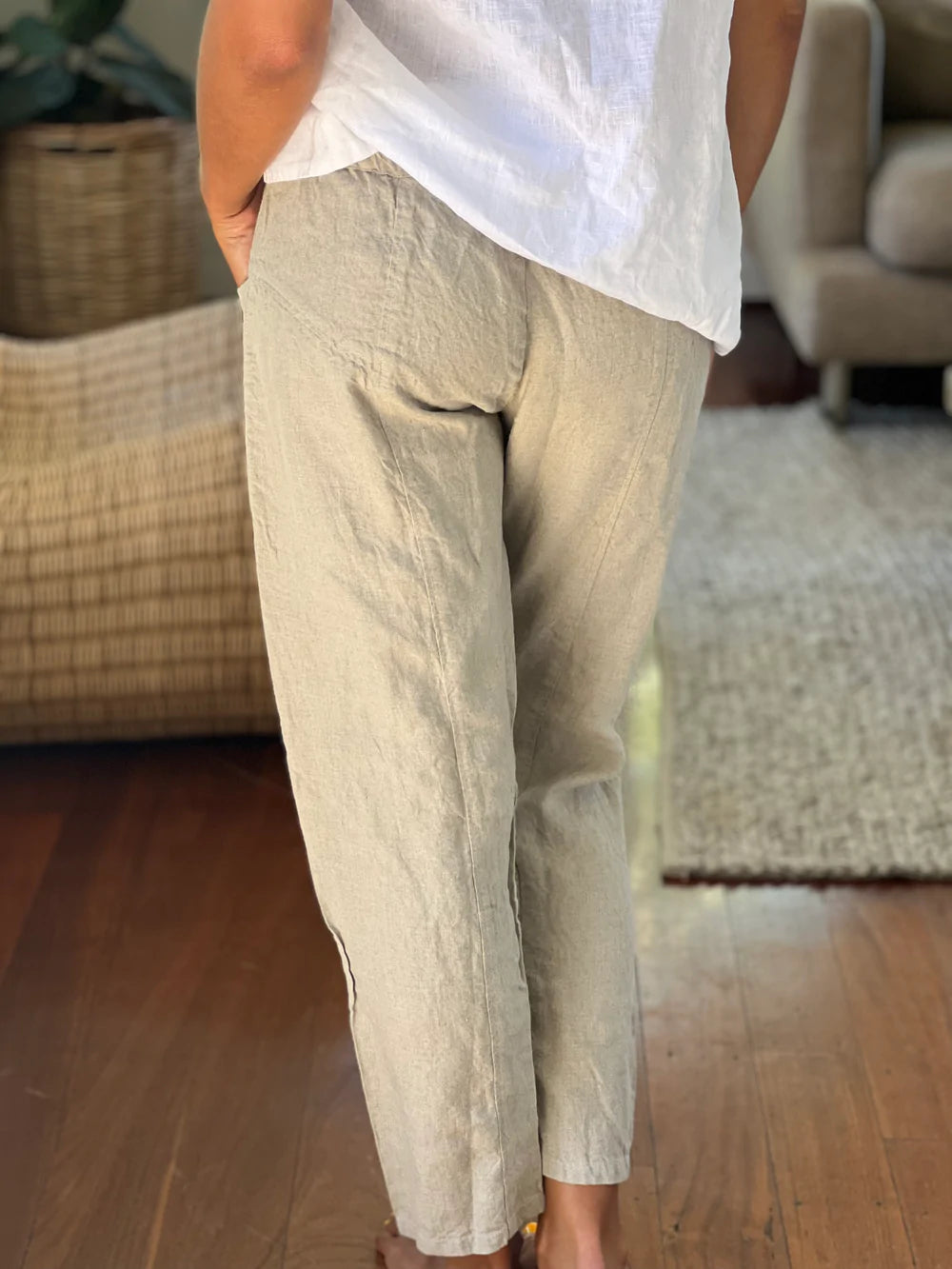 Frockk Jessie linen pants - natural