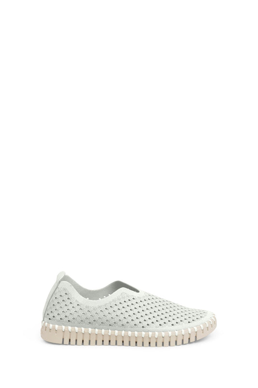 Ilse Jacobsen's iconic microfibre washable Tulip shoes in white.