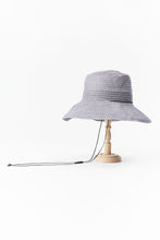 Load image into Gallery viewer, Parcnique PCNQ Pop hat cotton and abaca fibre made in Japan light grey colour.