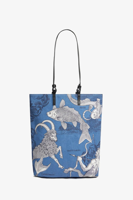 Inoui Editions street bag Astrologie in blue.