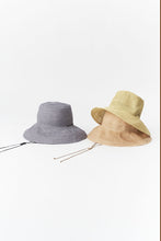 Load image into Gallery viewer, Parcnique PCNQ Pop hat cotton and abaca fibre made in Japan natural colour.