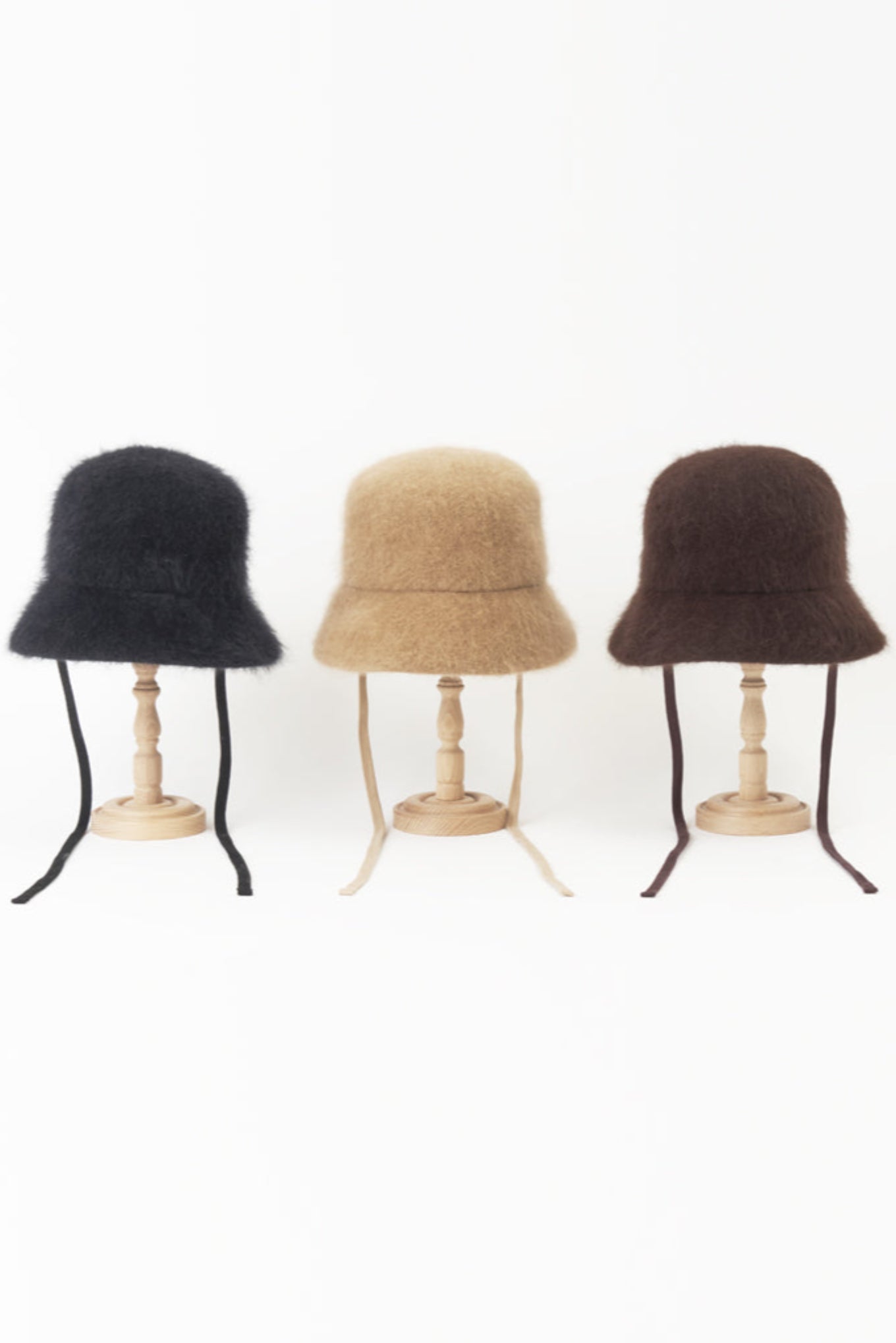 Parcnique PCNQ angora wool felt cloche hat.