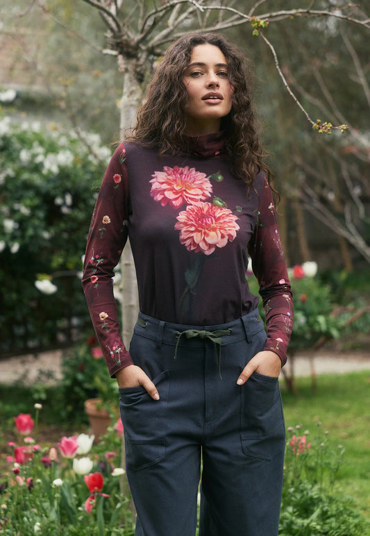 Nancybird Sundew skivvy - Dahlia