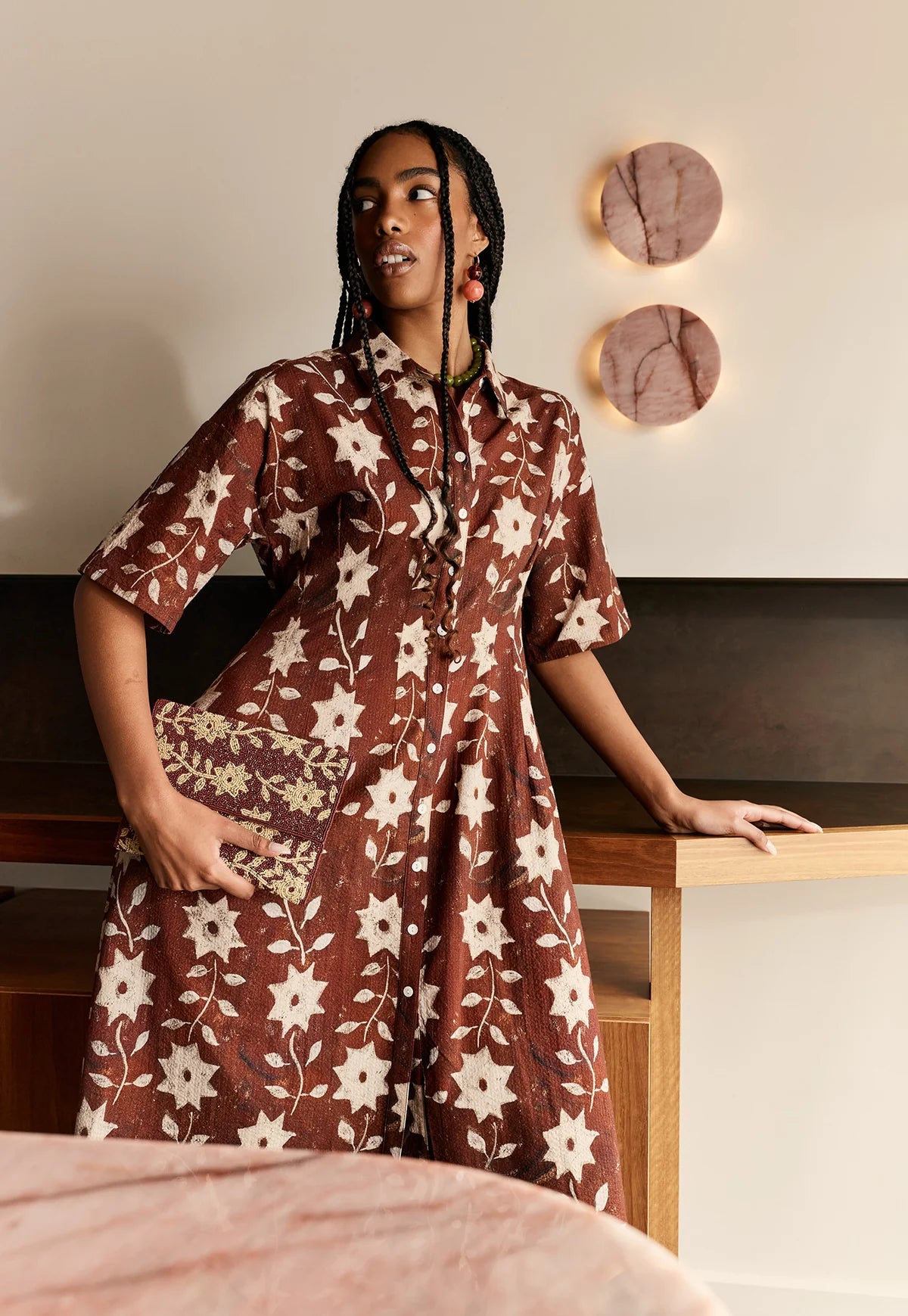 Nancybird short sleeve Paloma dress