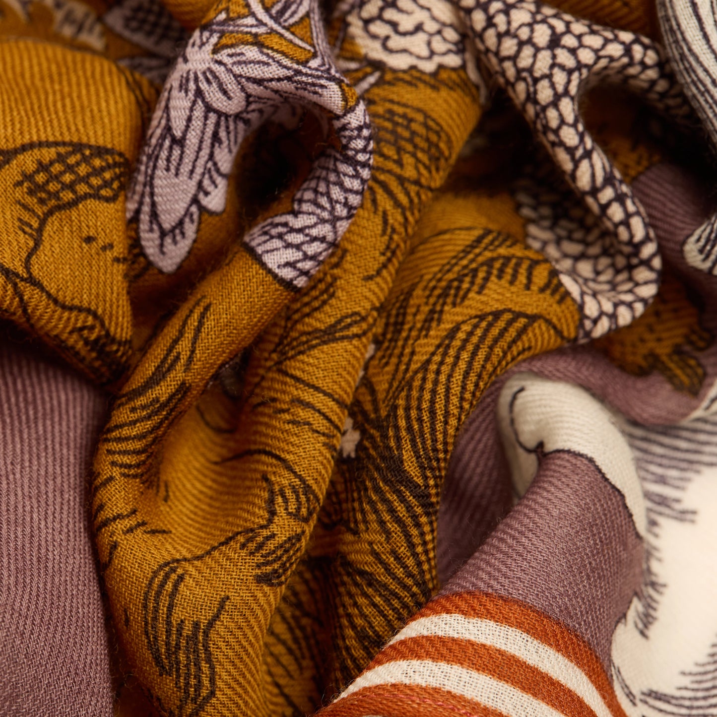 Inouï Editions scarf - Histoire orange