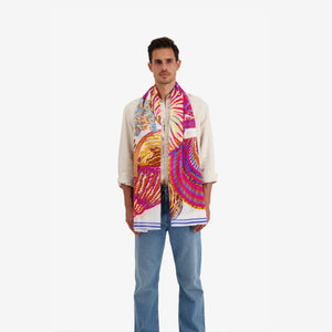 Inoui Editions scarf - Galapagos white