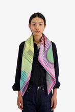 Load image into Gallery viewer, Inoui Editions Paris scarf carre square in pastel.