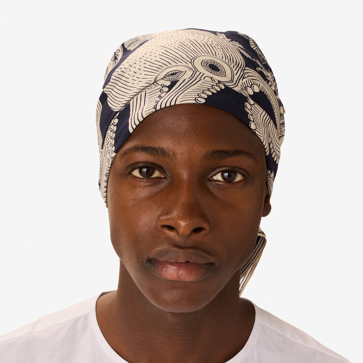 Inoui Editions fine cotton square scarf carre, Louvre map design on a pink border with intricate details