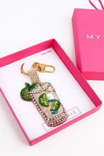 Load image into Gallery viewer, My Doris hand beaded mojito charm keyring.