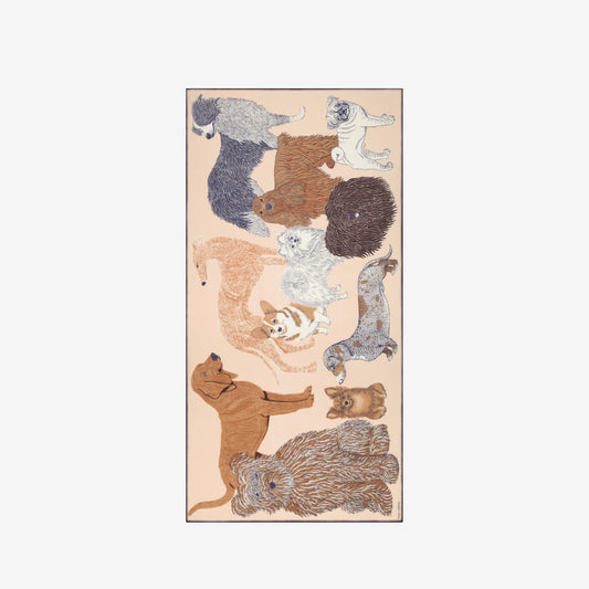 Inouï Editions scarf - Toutou nude