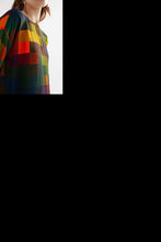 Load image into Gallery viewer, Elk Emmi long sleeve round neck top in multi colour box print.