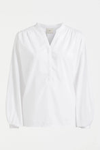 Load image into Gallery viewer, Elk the label  Deze white cotton poplin shirt, balloon sleeve.