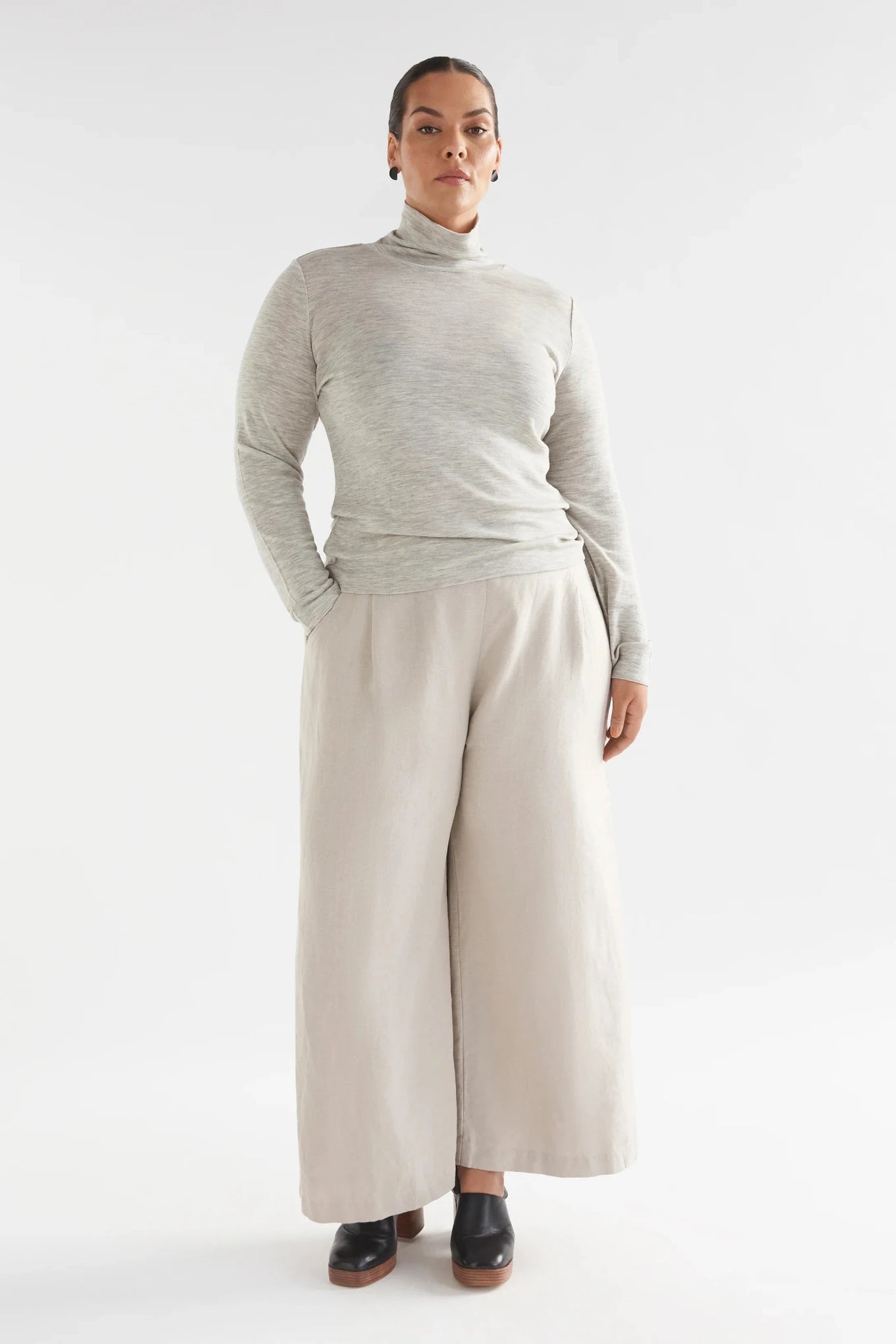 Elk Ilona pant flax juniperhearth
