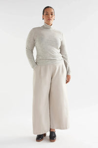 Elk Ilona pant in flax French linen.