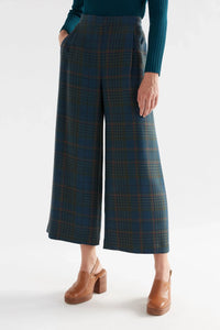 Elk the label Seine pant in tencell lyocell plaid print.