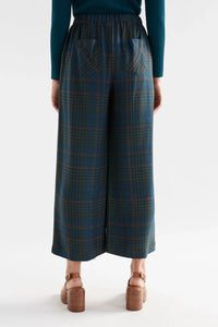 Elk the label Seine pant in tencell lyocell plaid print.