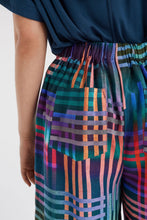 Load image into Gallery viewer, Elk Ilona pant wide leg linen pant in signature cololurful stripes Ligheten print.