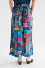 Load image into Gallery viewer, Elk Ilona pant wide leg linen pant in signature cololurful stripes Ligheten print.