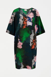 Elk Foljer shift dress in reflections print.