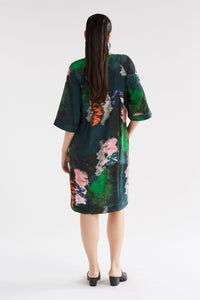 Elk Foljer shift dress in reflections print.