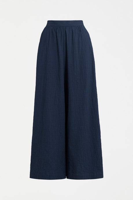 Elk new navy Huvet wide leg pant.